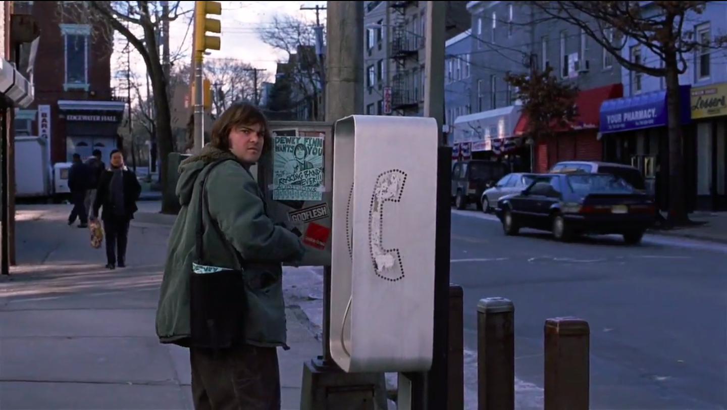 Jack Black on Bay Street next to Edgewater Hall